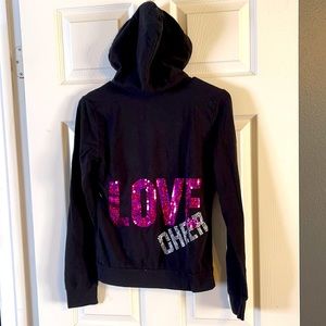 Handmade cheer zip up